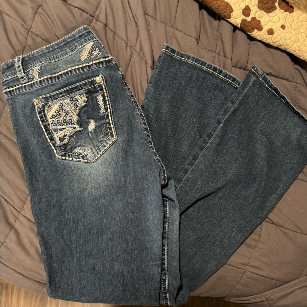 Grace In LA Boot Cut Jeans